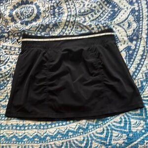 Prana Black Athletic Skort with 2 pockets